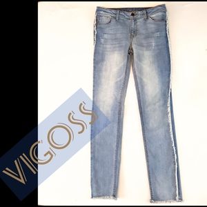 VIGOSS JEANS WITH FRINGE
